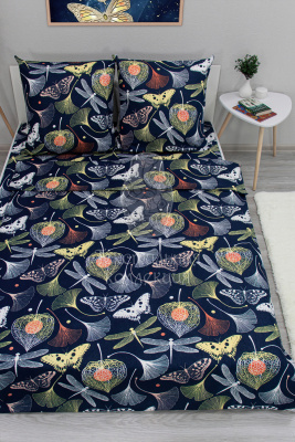 КПБ  бязь 120 гр/м2 Текстильная коллекция сшивной Летняя феерия